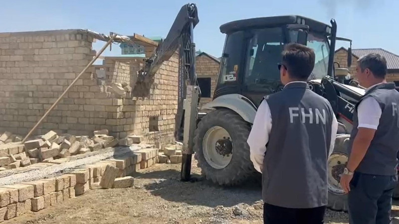 FHN: Şəmkir və Abşeronda qanunsuz tikililərin qarşısı alınıb