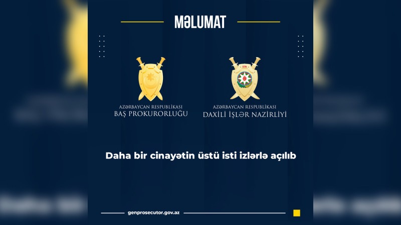 Abşeronda 4 gün əvvəl meyiti tapılan şəxsin öldürüldüyü məlum olub