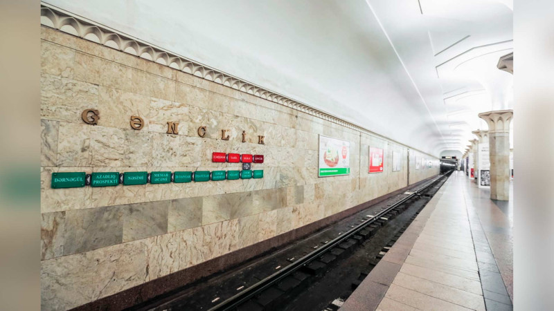 Bakı metrosunun iki stansiyası sabah gücləndirilmiş rejimdə işləyəcək