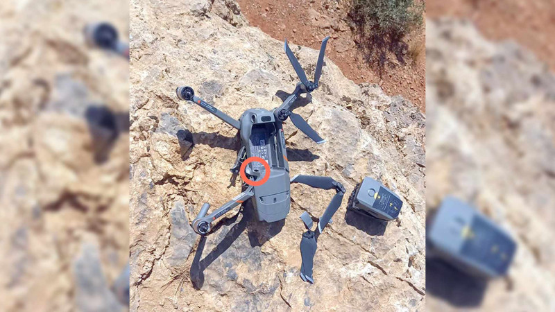 MN: Ermənistan silahlı qüvvələrinə məxsus kvadrokopter məhv edilib