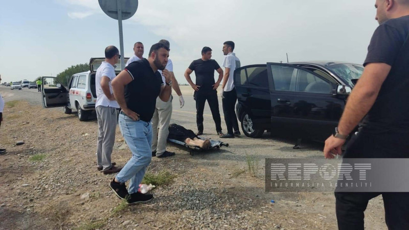 Kürdəmirdə ağır yol qəzası baş verib, ölən və xəsarət alanlar var