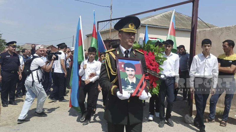 Daşaltı şəhidi 31 ildən sonra Giləzi Şəhidlər xiyabanında dəfn olunub