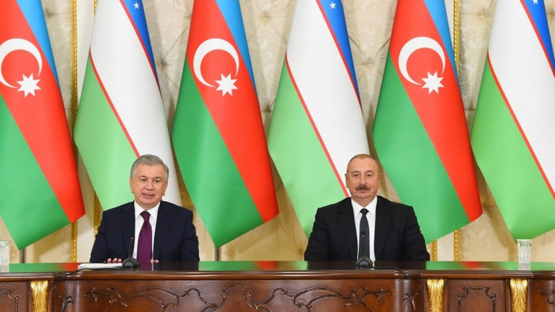 Özbəkistan Prezidenti Füzuli rayonuna gedib