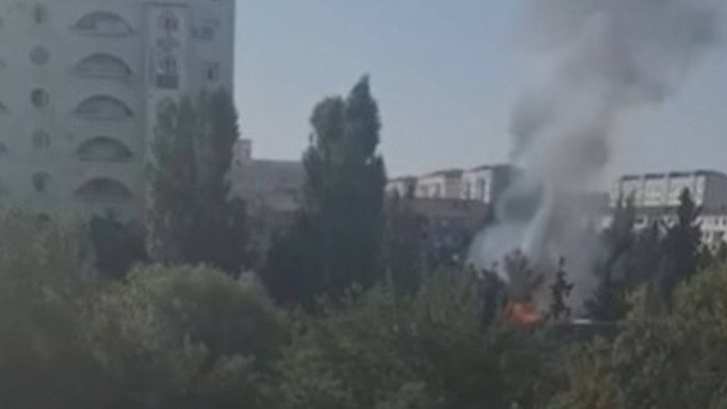 Sumqayıtda kafedə yanğın olub