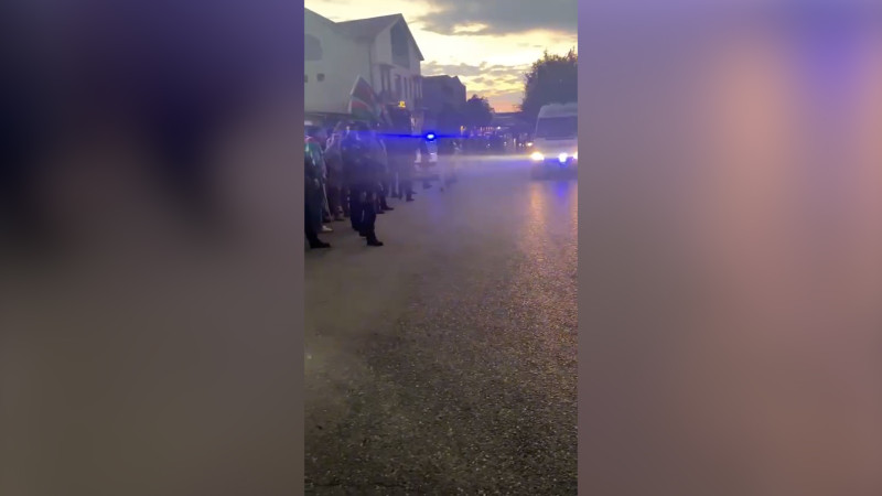 Polis serjantı Seyfi Abdullayevin nəşi gətirilib - VİDEO