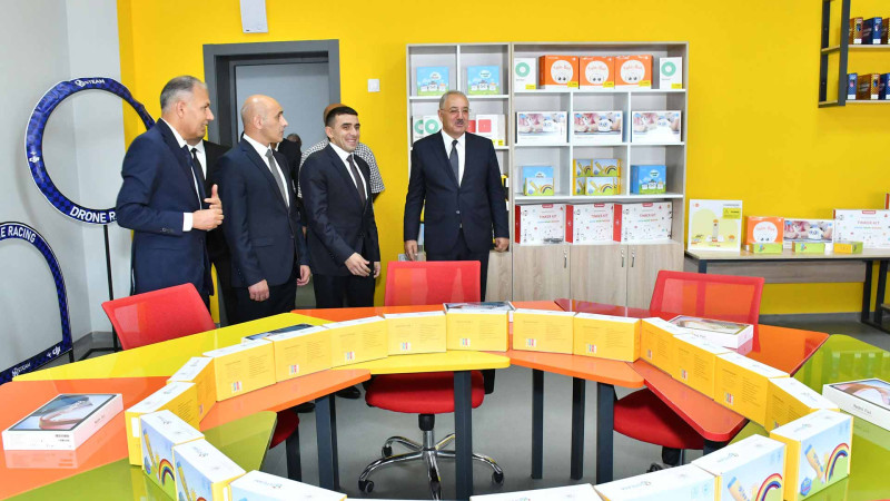 Ağdamda Baharlı - 1 qəsəbə məktəbinin açılışı olub