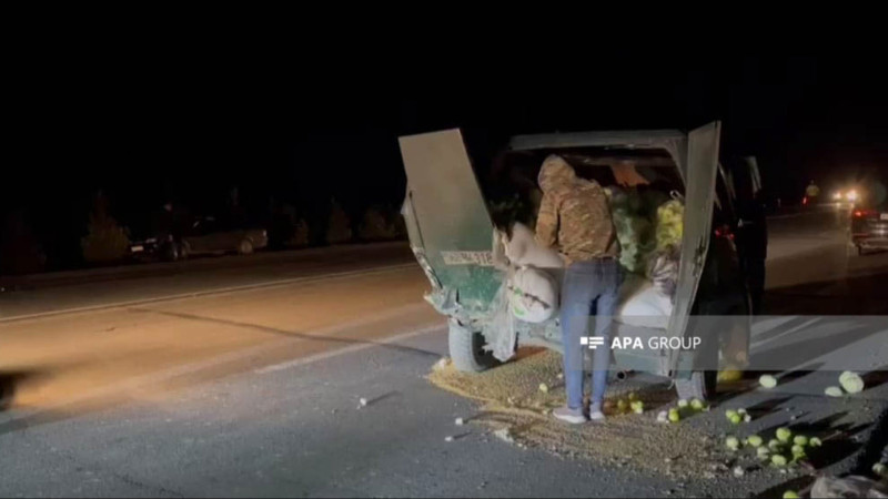 Naxçıvanda yol qəzasında 4 nəfər xəsarət alıb - FOTO