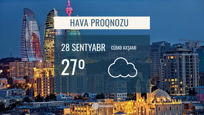 Sabah 30° isti olacaq
