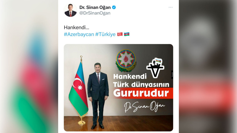 Türkiyəli siyasətçi Azərbaycana dəstək verib