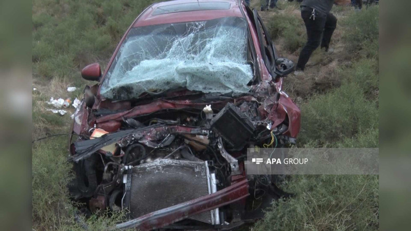 Abşeronda yol qəzasında 1 nəfər xəsarət alıb - FOTO