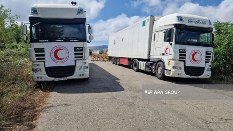 Bakıdan göndərilən 40 ton un yüklü karvan 8 gündür Ağdam-Xankəndi yolunda gözləyir