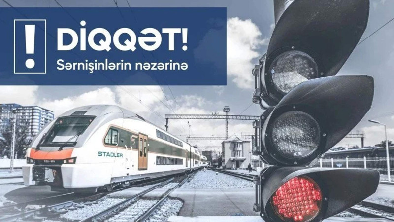 Abşeron dairəvi dəmir yolu xətti üzrə reyslərin sayı artırılıb