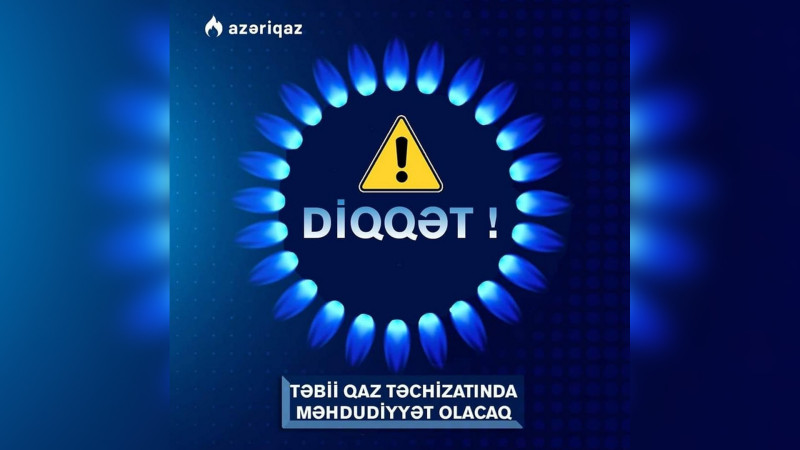 Bu gün Lökbatanın qaz təchizatında fasilə yaranacaq