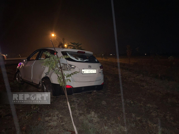 Naxçıvanda yağışlı hava səbəbindən yol qəzası olub