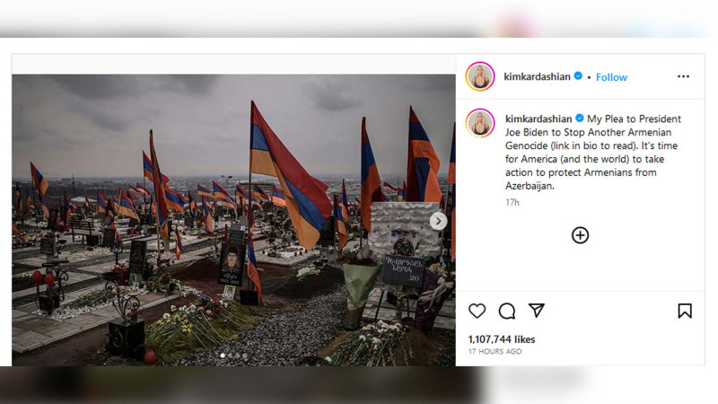Kim Kardaşyan ABŞ prezidenti Co Baydenə müraciət edib