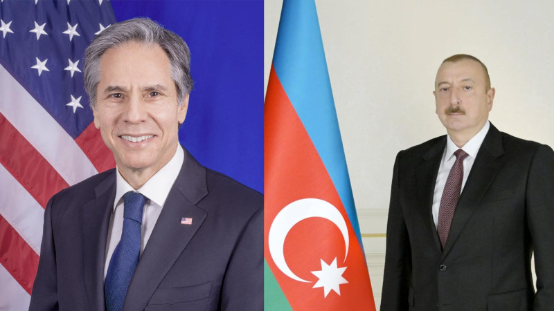 Antoni Blinken Prezident İlham Əliyevə zəng edib