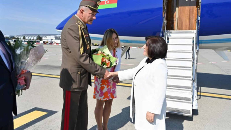 Sahibə Qafarova Macarıstana işgüzar səfərə gedib