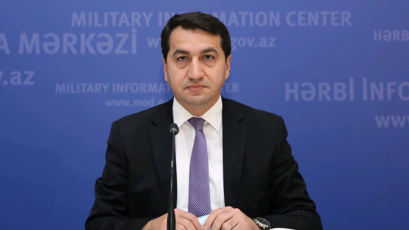 H. Hacıyev: “Humanitar məsələləri qəsdən silaha çevirmək Ermənistan və rejiminin səmərəsiz strategiyasıdır”