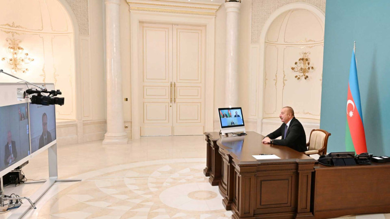 İlham Əliyev İsrailin kənd təsərrüfatı və kənd yerlərinin inkişafı nazirini qəbul edib