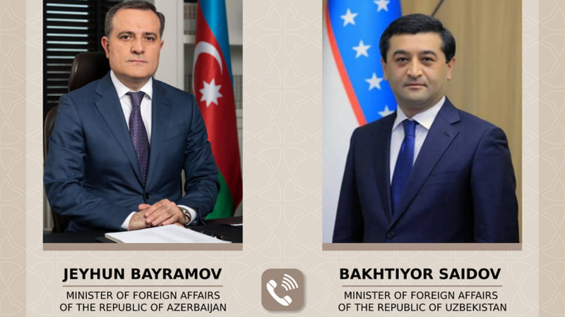 Ceyhun Bayramov özbəkistanlı həmkarına başsağlığı verib