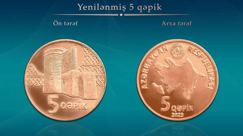 Azərbaycanda 5 qəpiklik metal pul nişanının yenilənməsinin səbəbi açıqlanıb