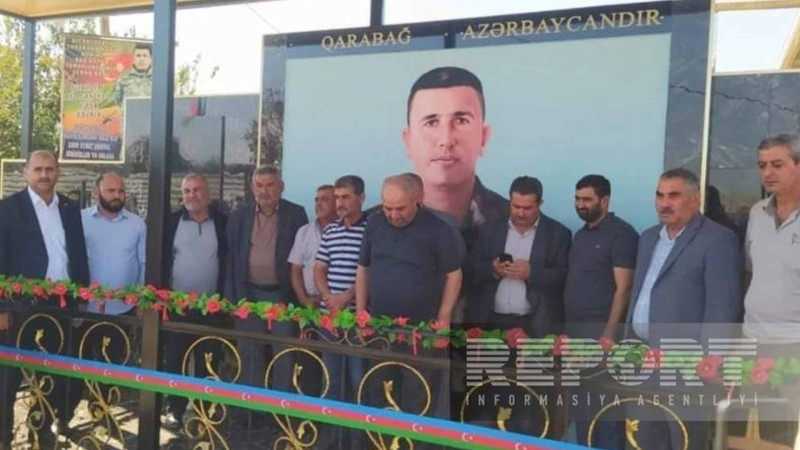 Biləsuvarda şəhid bulağının açılışı olub