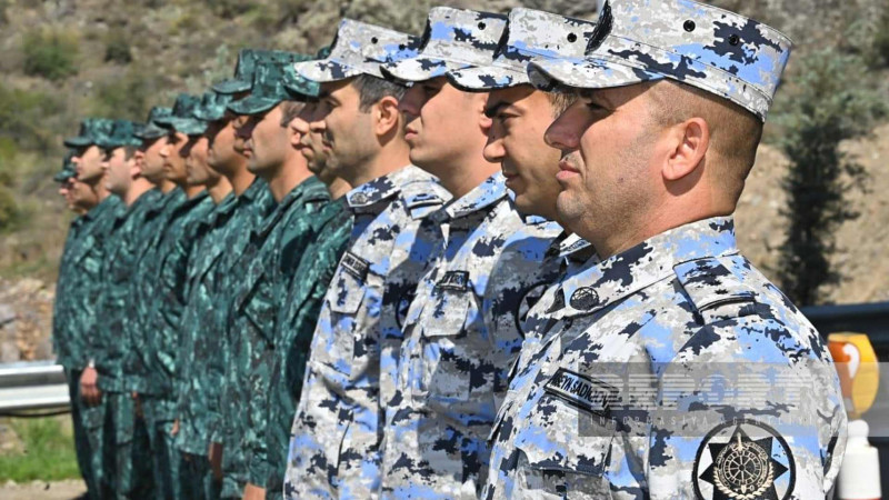 Laçın sərhəd-buraxılış məntəqəsində Vətən müharibəsi şəhidlərinin xatirəsi anılıb