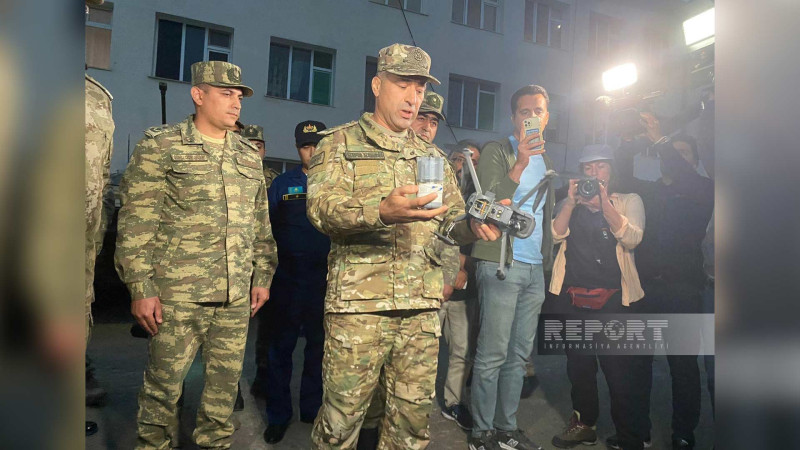 Ermənistan silahlı birləşmələrinə məxsus kvadrokopter müsadirə edilib