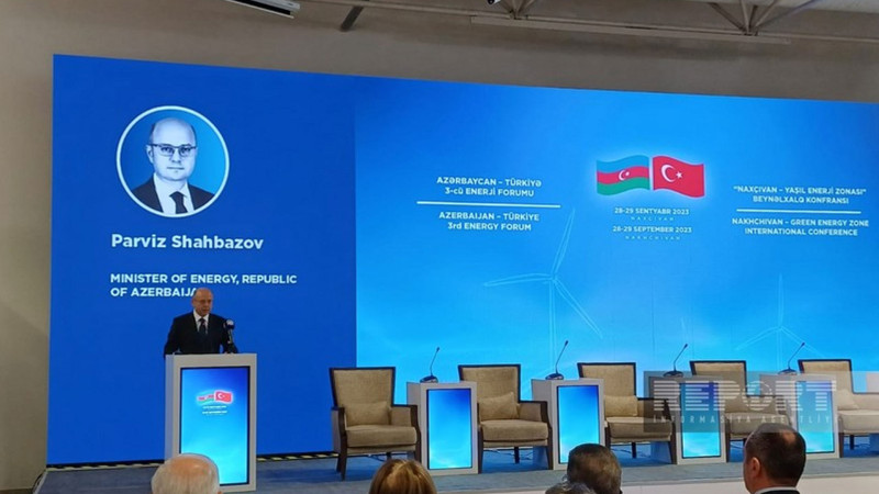 Naxçıvanda Azərbaycan-Türkiyə 3-cü Enerji Forumu keçirilir