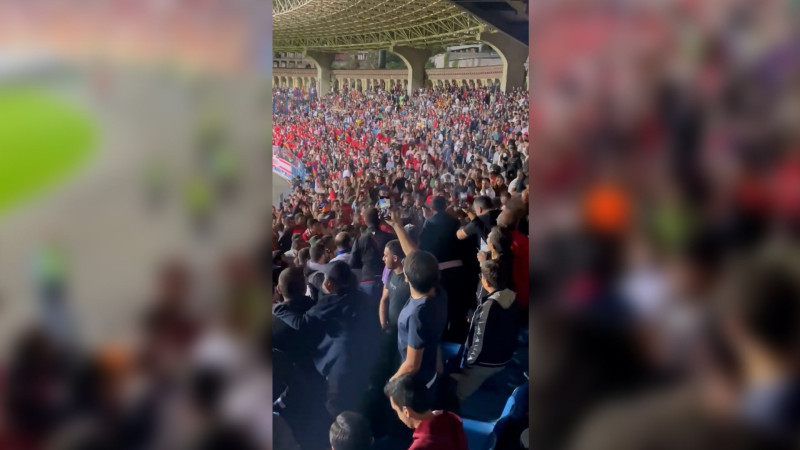 Ermənistan – Xorvatiya matçında kütləvi dava düşüb