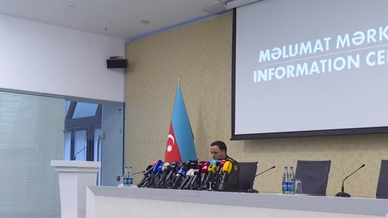 Müdafiə Nazirliyi brifinq keçirib - VİDEO