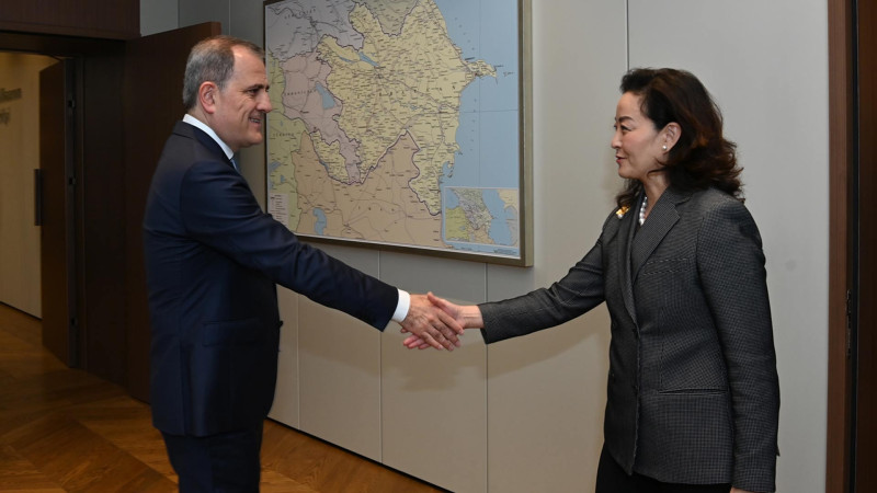 Ceyhun Bayramov ABŞ rəsmisi ilə görüşüb