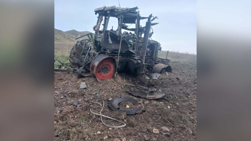 Tərtərdə traktorçu minaya düşüb, bir qolu amputasiya olunub