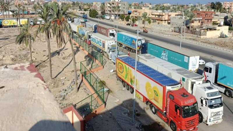 Misirdən Qəzzaya humanitar yardımlar daxil olmağa başlayıb