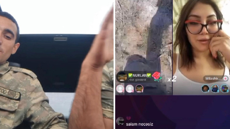 Xidmət vaxtı TikTokda canlı yayım açan hərbçilər cəzalandırılıblar
