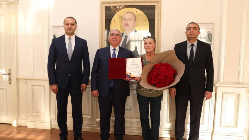 Rəfiqə Şabanova Fəxri Fərmanla təltif edilib