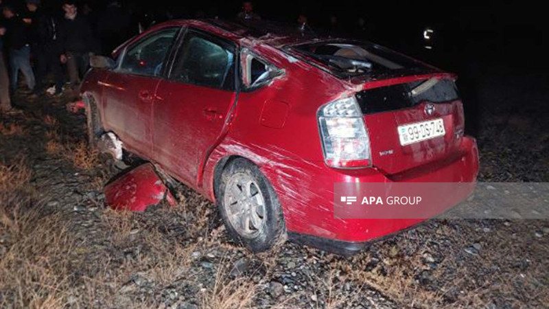 Hacıqabulda “Prius” aşıb