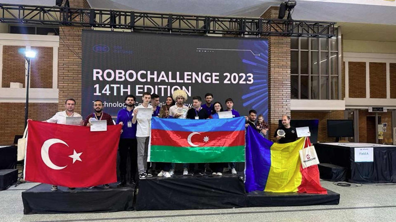 Azərbaycanlı gənclər Avropanın ən böyük robot yarışmasında qızıl medala sahib olublar