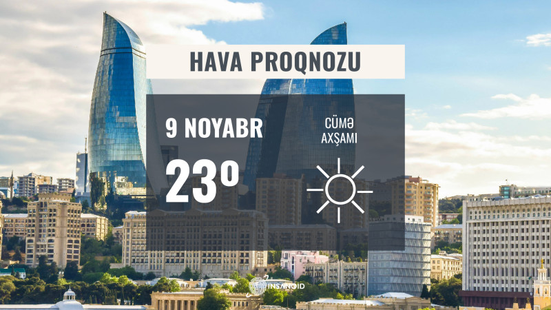 Sabah hava yağmursuz olacaq