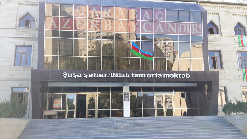 Şuşa şəhər 1 nömrəli tam orta məktəbin açılışı olub