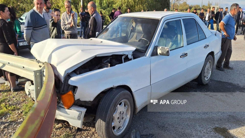 Ucarda zəncirvari qəza baş verib