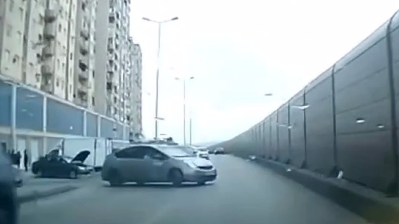 Qəza törədərək qaçan Prius” sürücüsü saxlanılıb