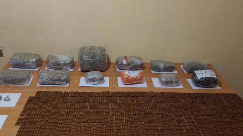 İrandan Azərbaycana 19 kiloqrama yaxın narkotikin keçirilməsinin qarşısı alınıb