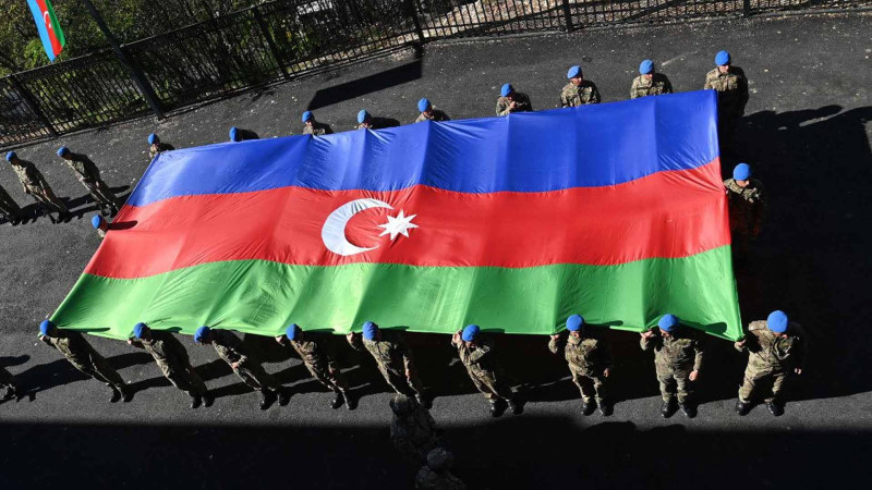 Laçında “Bayraq yürüşü” keçirilib