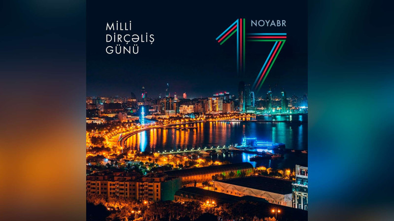 Mehriban Əliyeva 17 Noyabr - Milli Dirçəliş Günü ilə bağlı paylaşım edib