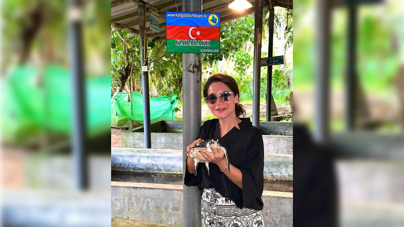 Şri-Lankadakı sığınacaqda “Qarabağ Azərbaycandır” lövhəsi asılıb