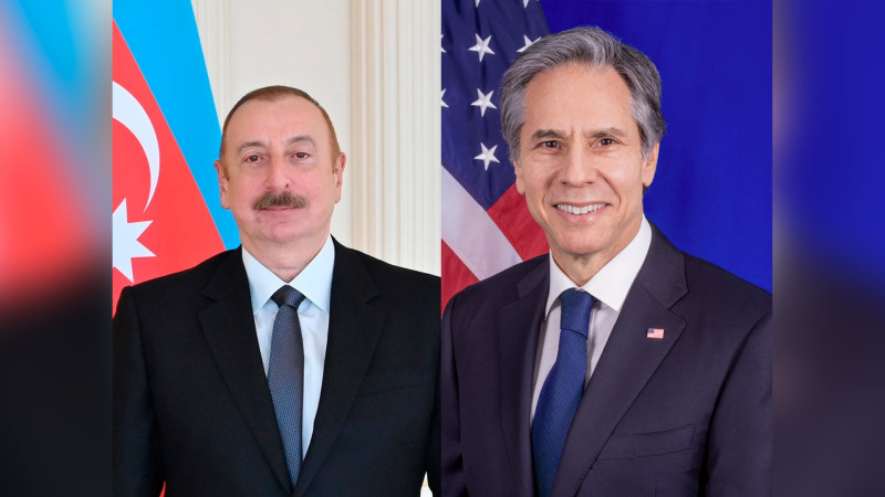 Antoni Blinken Prezident İlham Əliyevə zəng edib