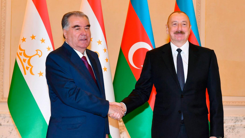 Azərbaycan və Tacikistan prezidentlərinin görüşü olub