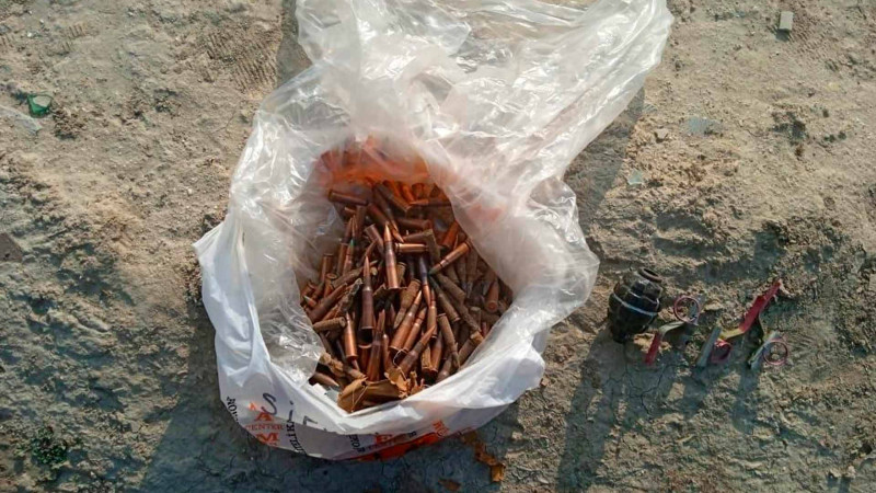 Hacıqabulda müxtəlif təyinatlı sursat aşkarlanıb