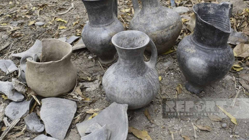 Ağdamda qədim məişət əşyaları tapılıb